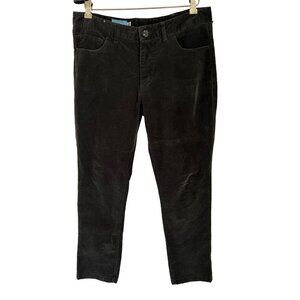 Men's 33/32 CASTAWAY Corduroy Pants Dark Gray Casual Cotton Strait Cut
